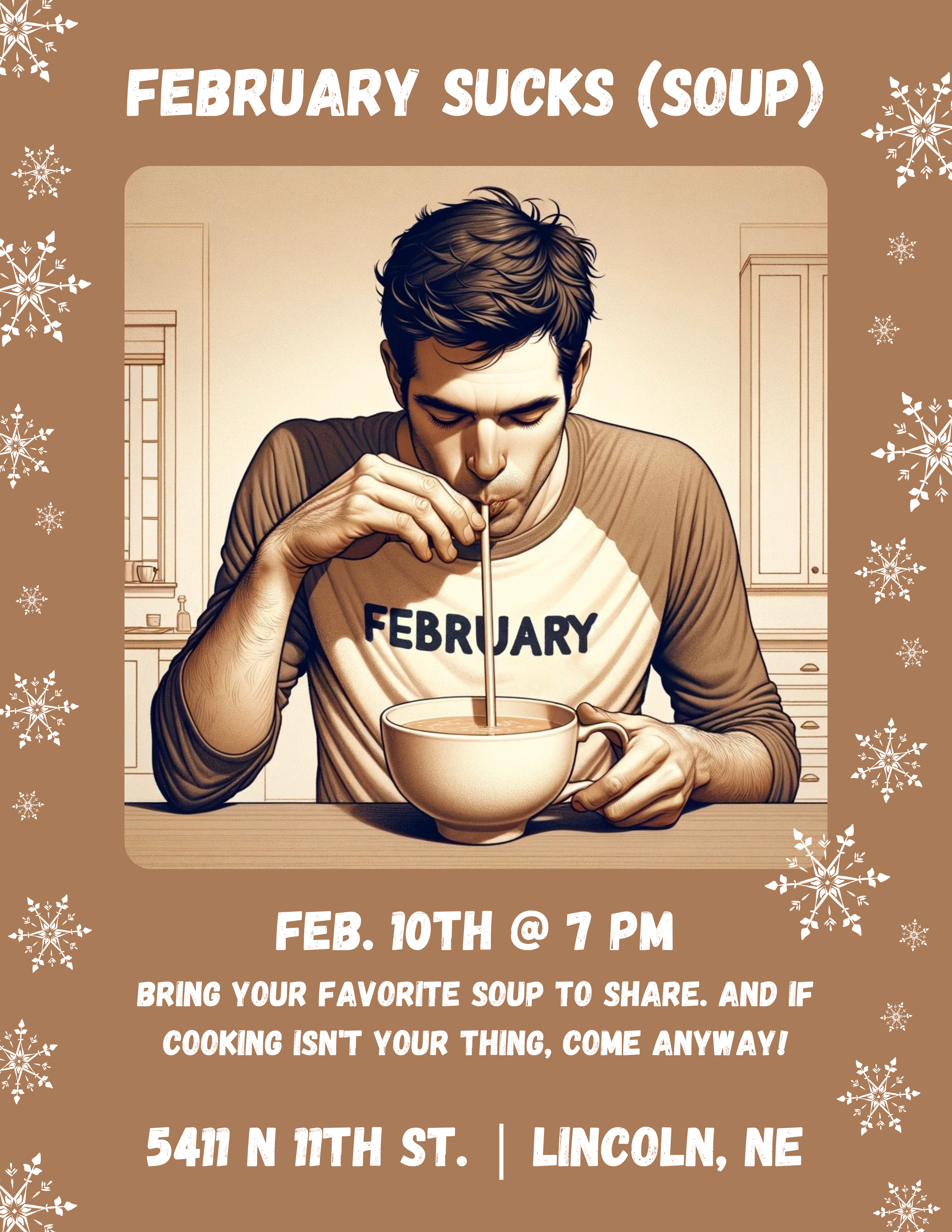 Preview from the 2024 February Sucks Soup party